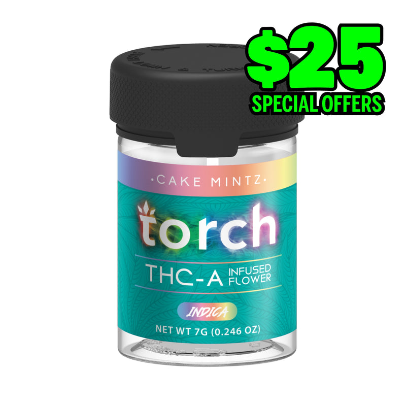 TORCH THC-A INFUSED FLOWER 7G CAKE MINTZ