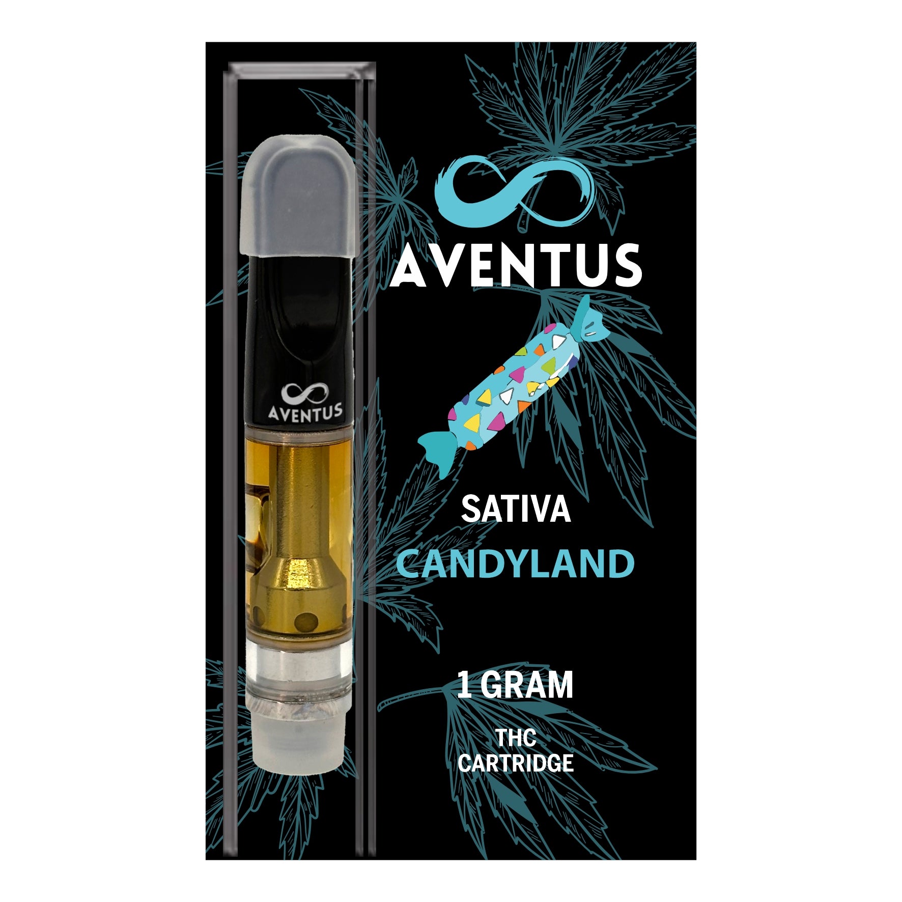 THC CANDYLAND Full Spectrum 510 Thread Vape Cartridge 1000mg 1 gram