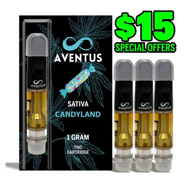 THC CANDYLAND Full Spectrum 510 Thread Vape Cartridge 1000mg 1 gram