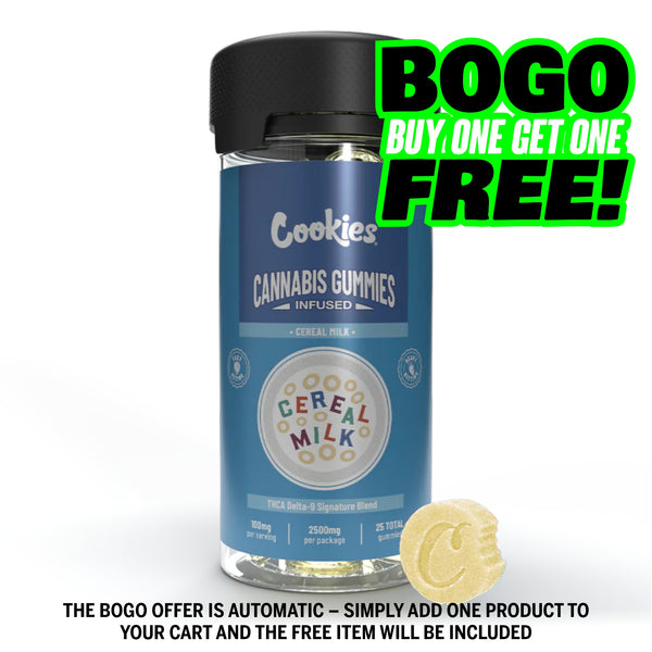 Cookies THCA Delta 9 Signature Blend Gummies 2500MG - Cereal Milk
