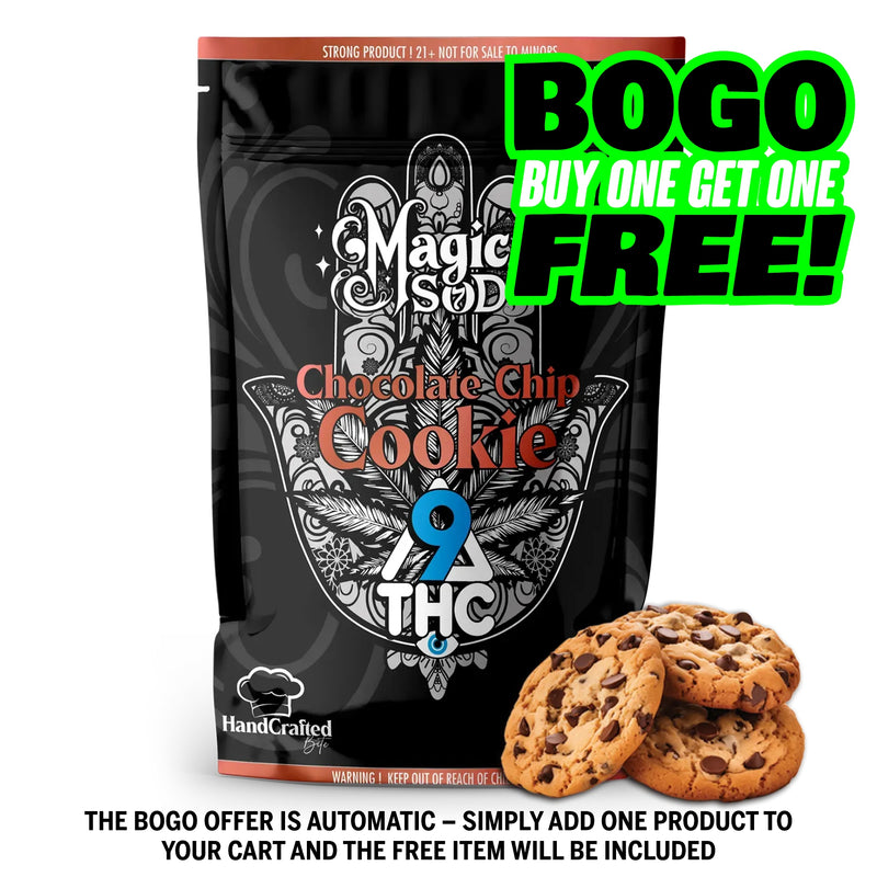 MAGICSOD Chocolate Chip Cookie Delta 9 THC 100mg
