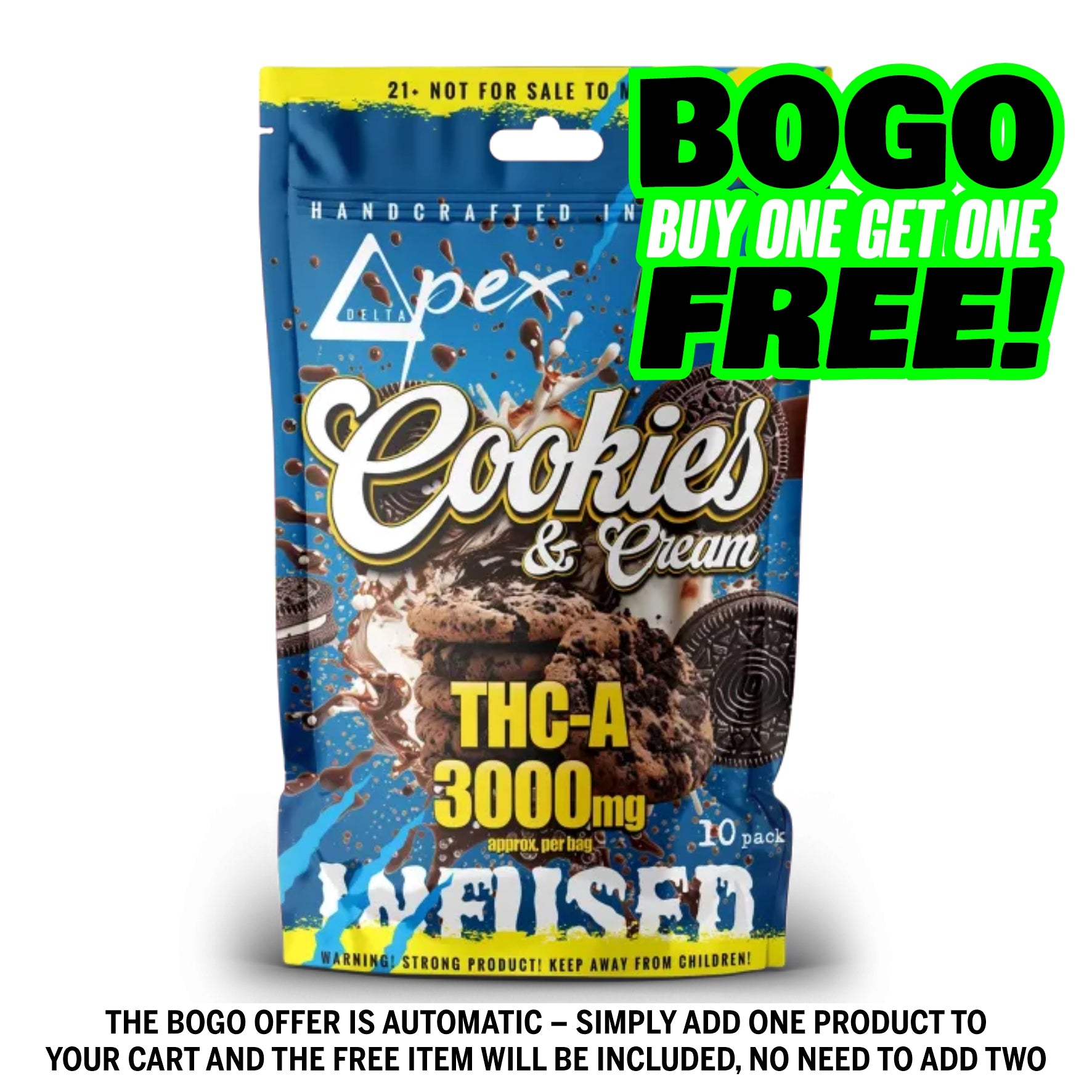 Cookies & Cream THC-A 3000mg