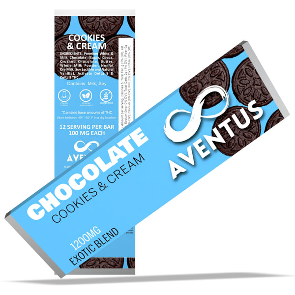 AVENTUS CHOCOLATE EXOTIC BLEND 1200MG - COOKIES & CREAM