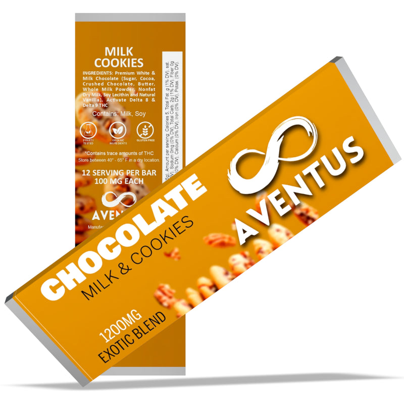 AVENTUS CHOCOLATE EXOTIC BLEND 1200MG - MILK & COOKIES