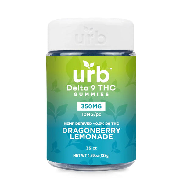 urb Delta D9 THC Gummies 350MG Dragonberry Lemonade