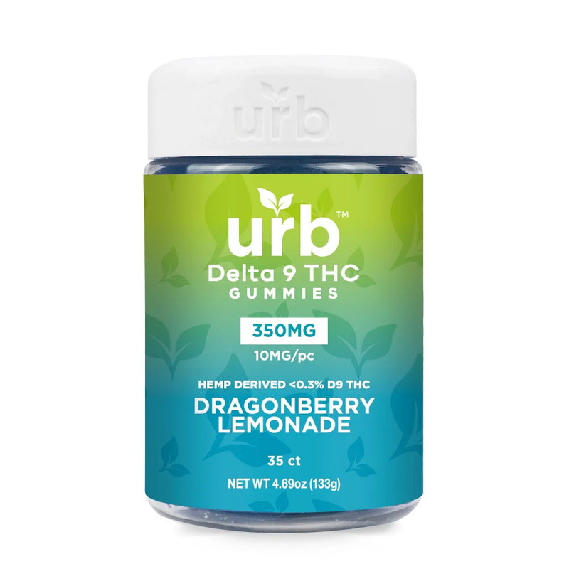 urb Delta 9 THC Gummies - 350mg  Dragonberry Lemonade