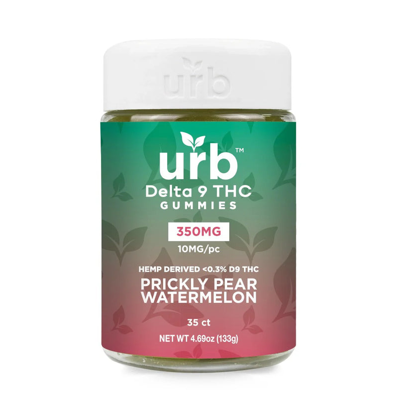 urb Delta 9 THC Gummies - 350mg Prickly Pear Watermelon