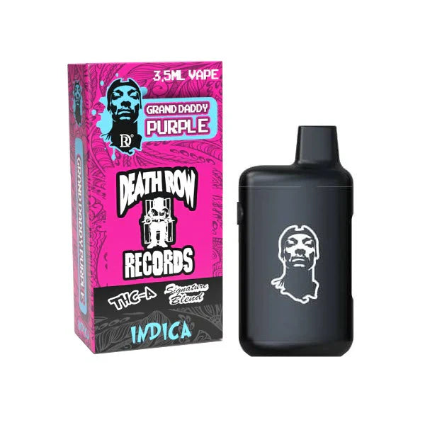 Death Row Records Signature Blend THC-A 3.5ml Disposable Vape - Grand Daddy Purple (Indica)