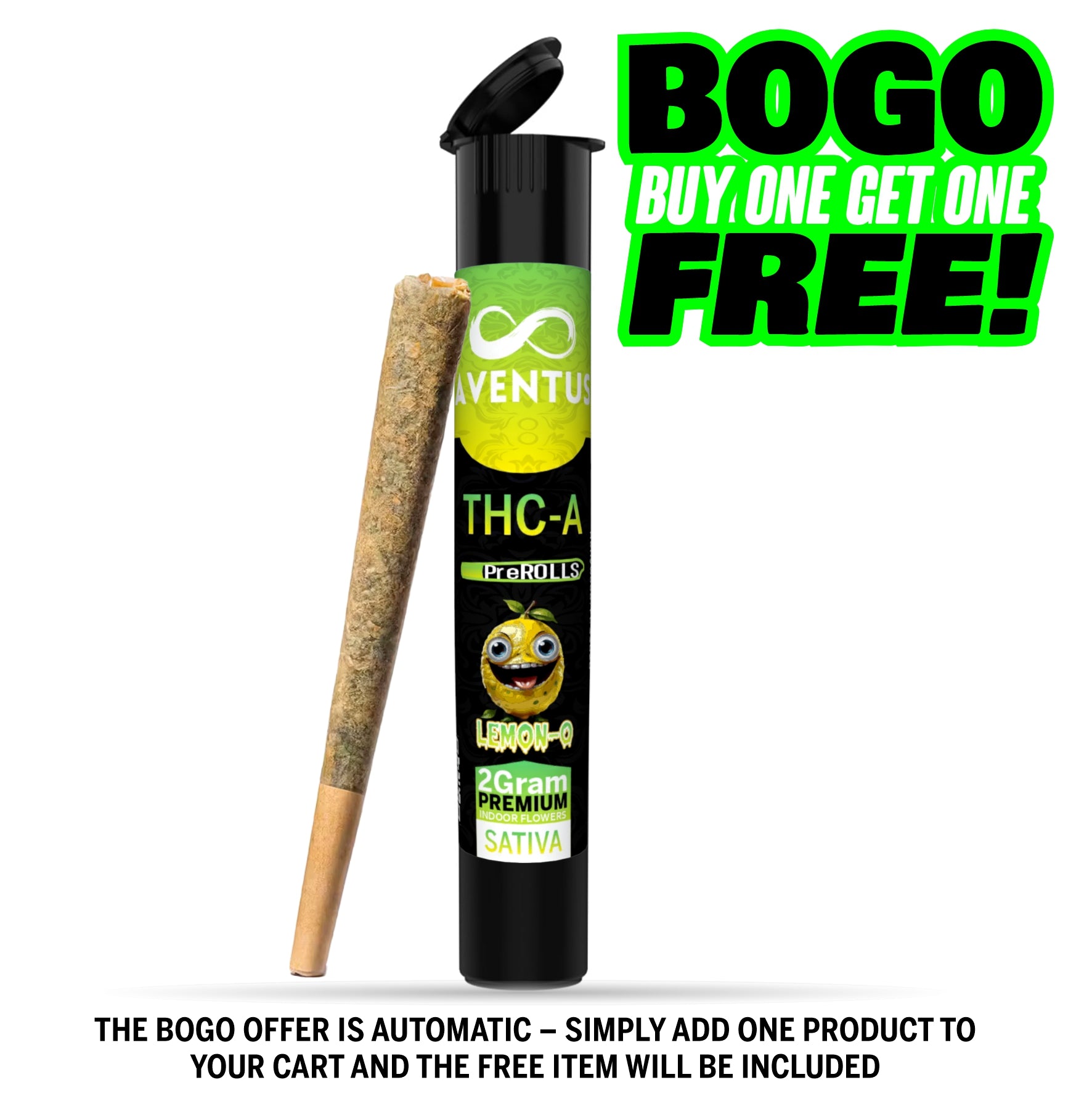 THC-A 2 Gram Pre-Roll LEMON-0