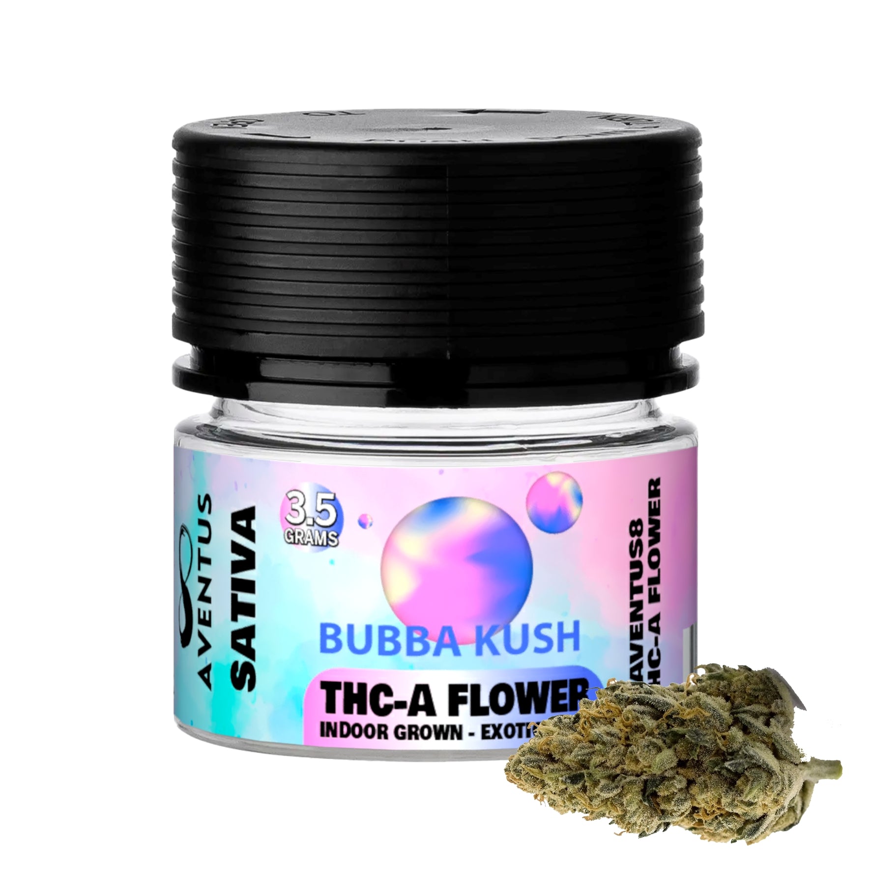 AVENTUS8 THC-A Flower Bubba Kush 3.5g - Sativa