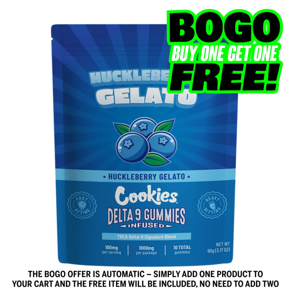 Cookies THCA Delta 9 Signature Blend Gummies 1000MG - huckleberry gelato