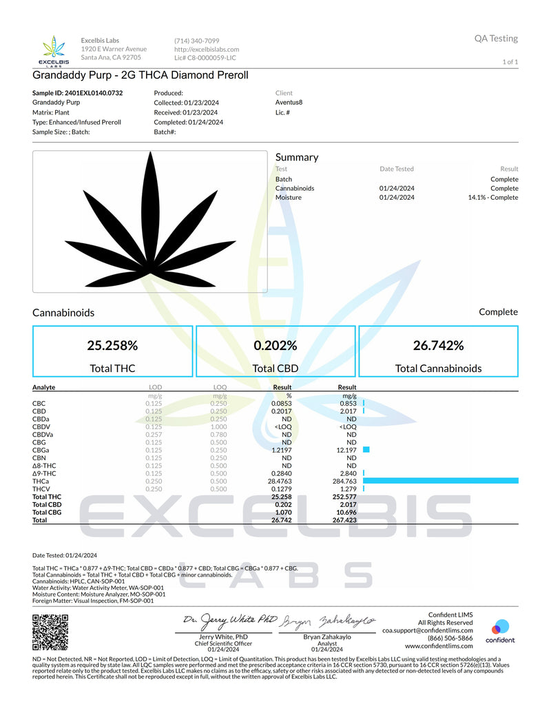 STRIKE DIAMOND 2G PRE-ROLL  INDICA OG KUSH