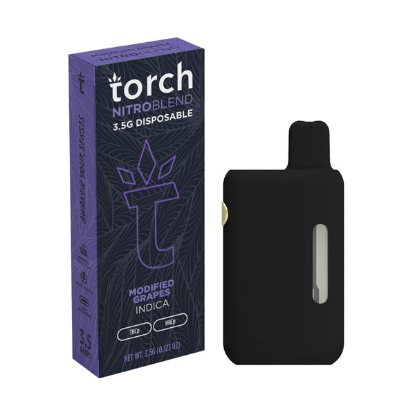 TORCH NITRO BLEND THC-A BOOSTED DISPOSABLE 3.5G  Modified Grapes - Indica