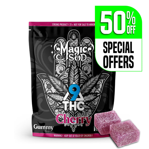 MAGICSOD D9 THC Cherry Gummies (5pcs)