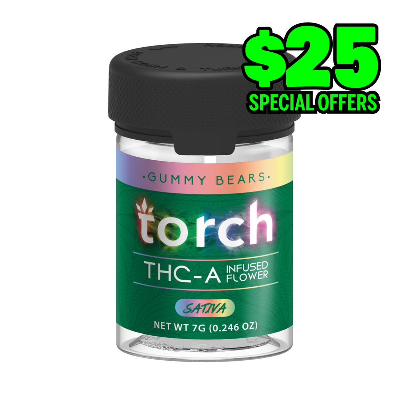 TORCH THC-A INFUSED FLOWER 7G GUMMY BEARS