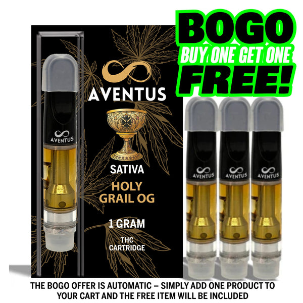 THC HOLY GRAIL OG Full Spectrum 510 Thread Vape Cartridge 1000mg 1 gram