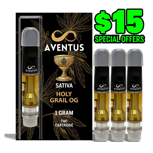 THC HOLY GRAIL OG Full Spectrum 510 Thread Vape Cartridge 1000mg 1 gram