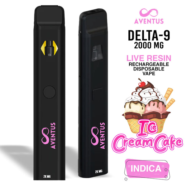 Disposable Vape Delta 9 Ice Cream Cake Indica