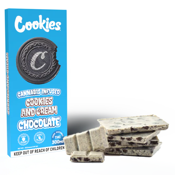 Cookies - Delta 9 Chocolate Bar 300mg - Cookies & Cream