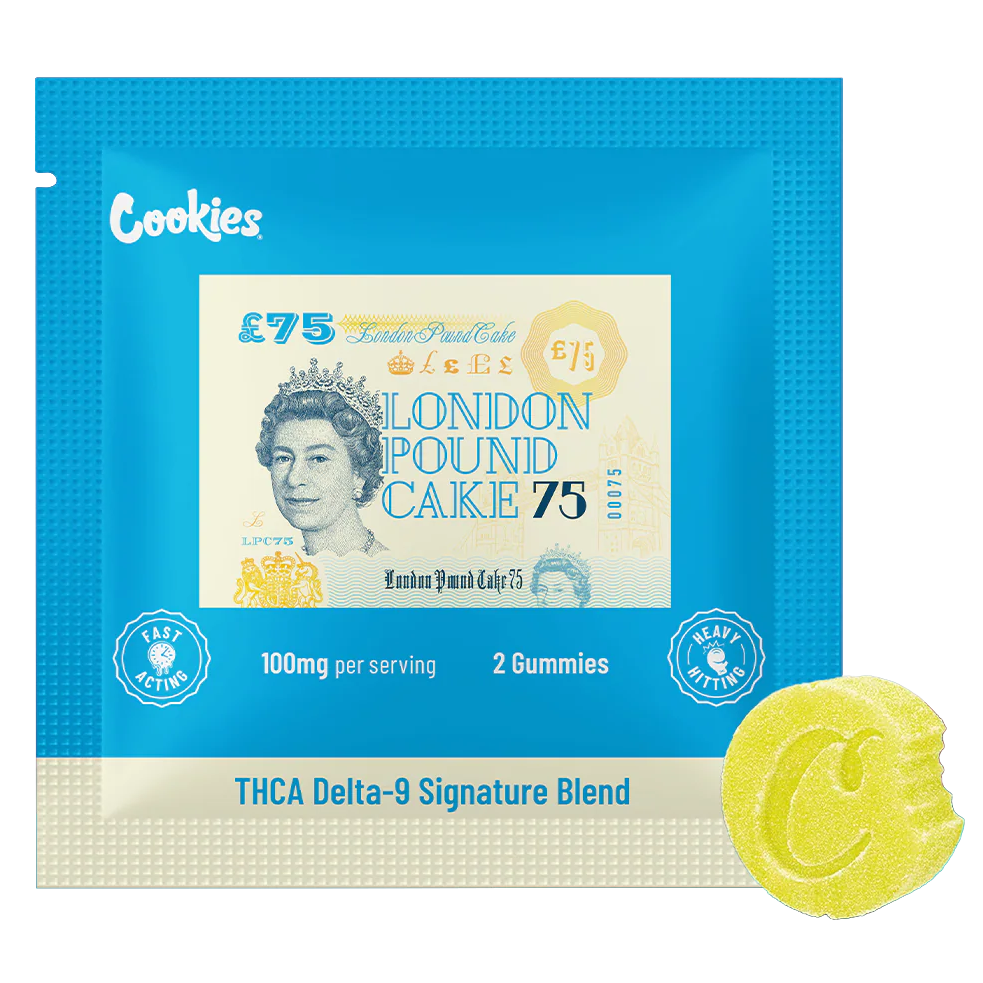 Cookies THCA Delta 9 Signature Blend Gummies 200MG - London Pound Cake 75