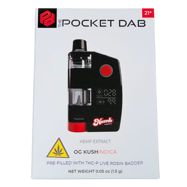Numb The Pocket Dab 1.5g THC-P Live Rosin -   OG Kush (Indica)