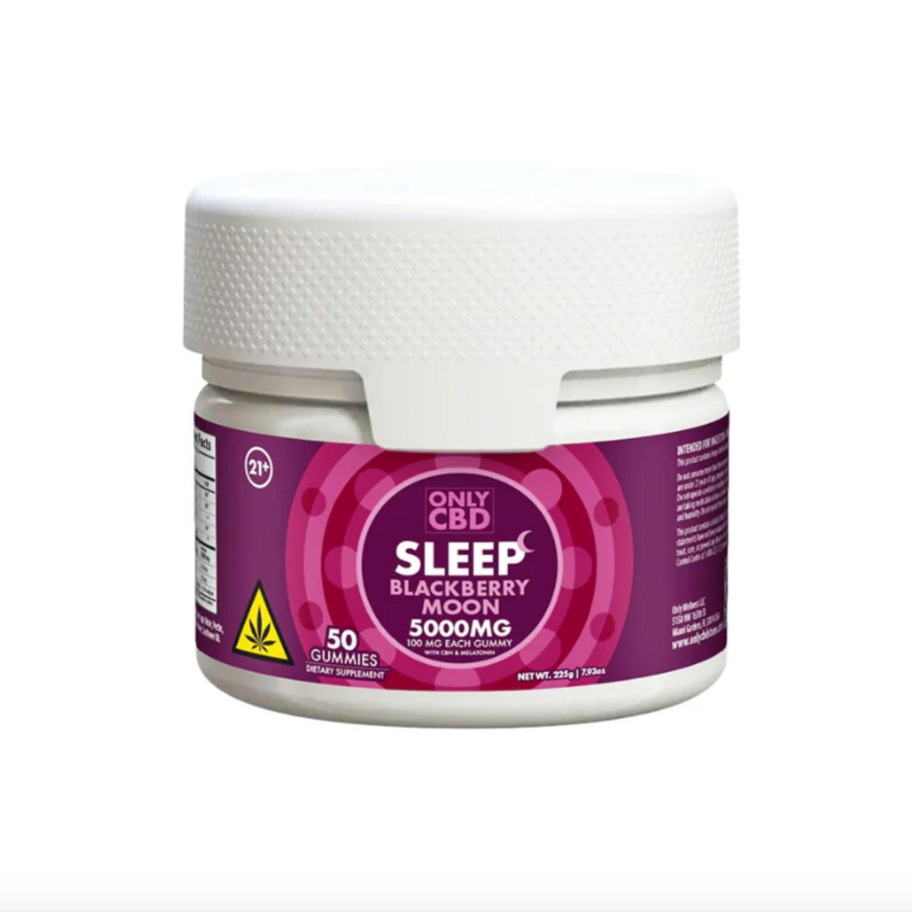 Only CBD Sleep Gummies Jar 5000MG