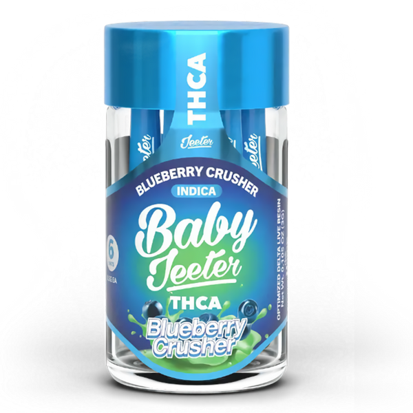 Baby Jeeter THCA Pre-Rolls  Blueberry Crusher - Indica