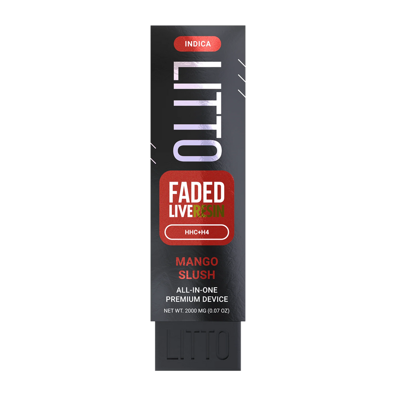 All in One Device  FADED Indica  Live Resin Mango Slush  - 2G