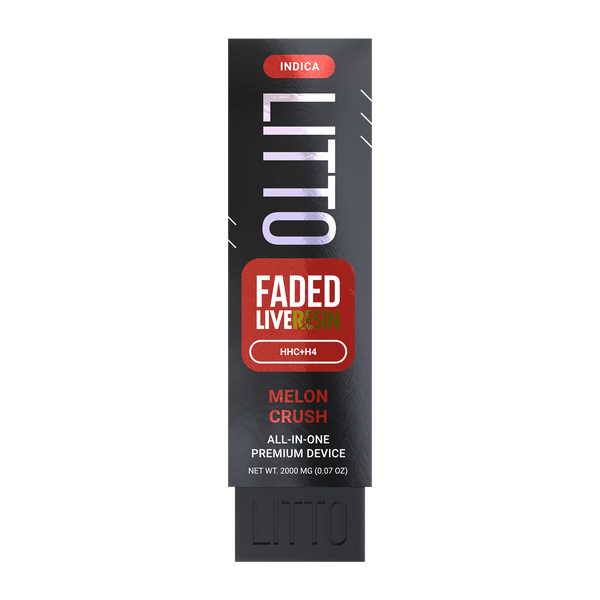 All in One Device  FADED Indica  Live Resin Melon Crush - 2G