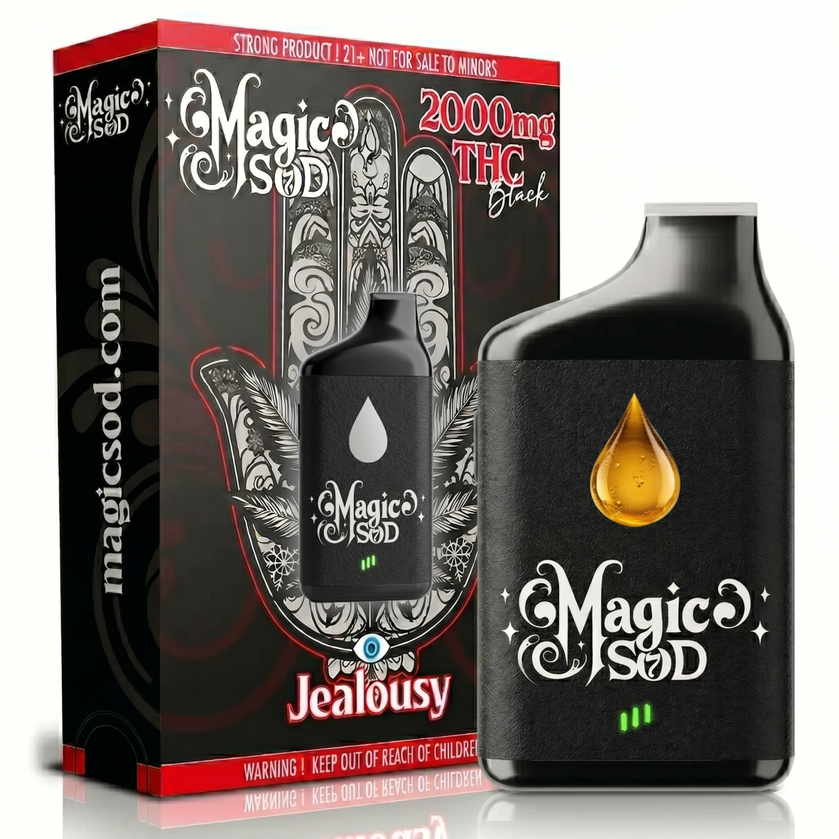 MAGICSOD Jealousy 2000mg THC Blend Disposable vape - Hybrid