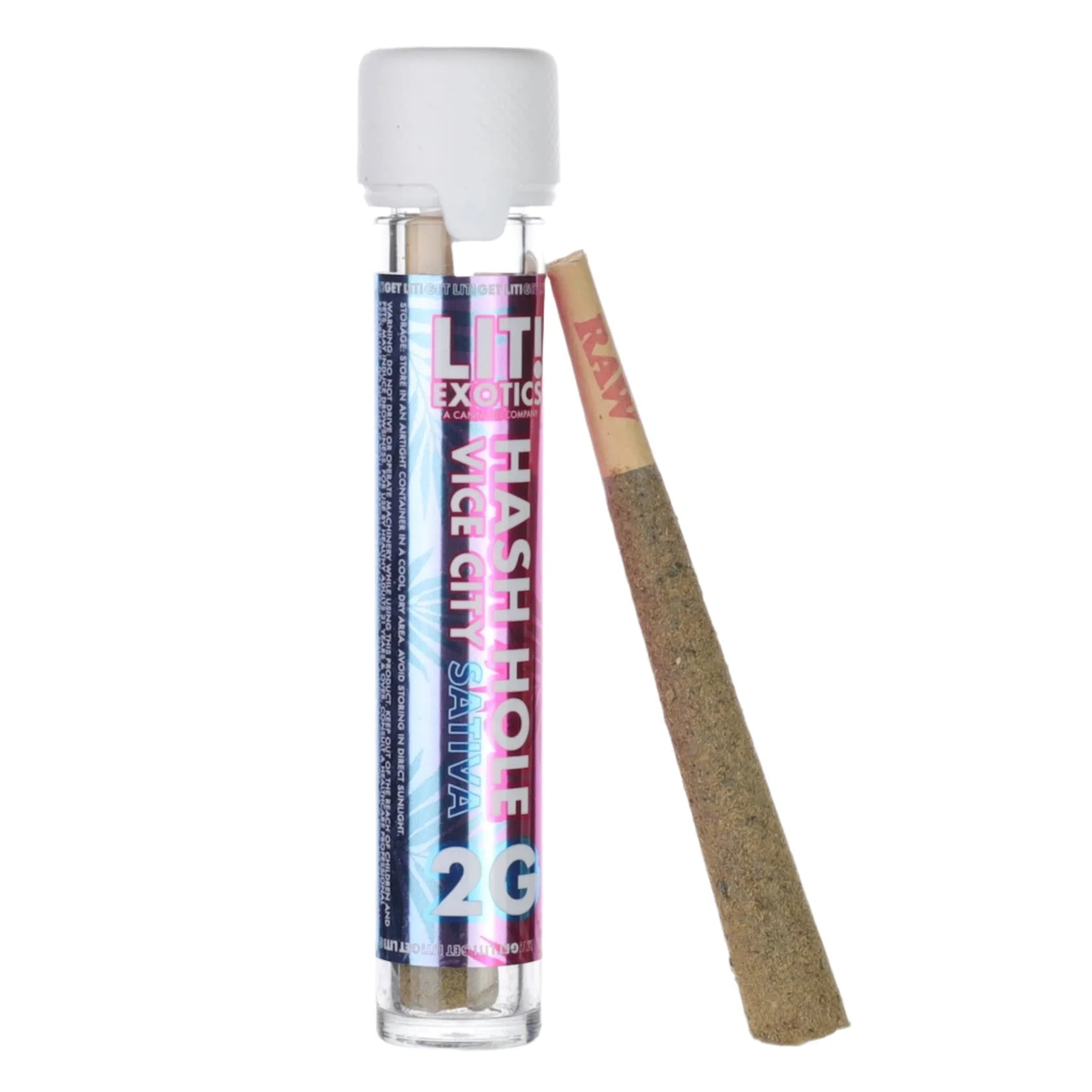 Lit! THC-A Hash Hole Pre-Roll - 2g Vice City