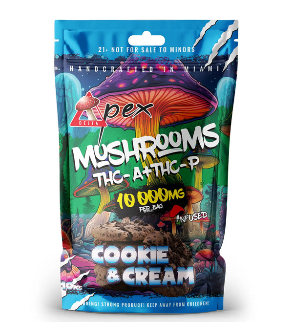 Cookie & Cream Cookie Mushroom THC-A + THC-P 10,000mg