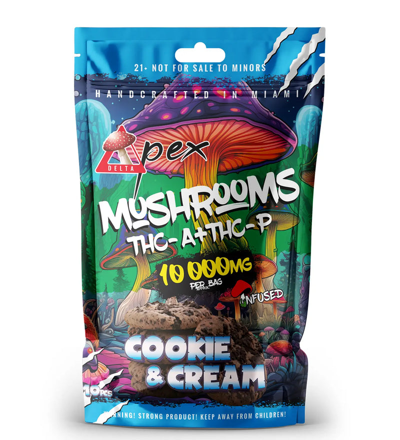 Cookie & Cream Cookie Mushroom THC-A + THC-P 10,000mg