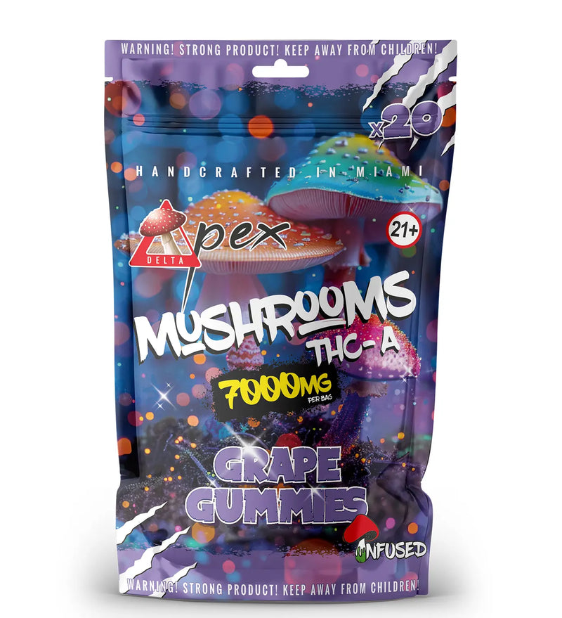 Grape Gummies Mushroom THC-A 7,000mg