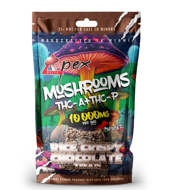 Rice Crispy Chocolate Treats Mushroom THC-A + THC-P 10,000mg