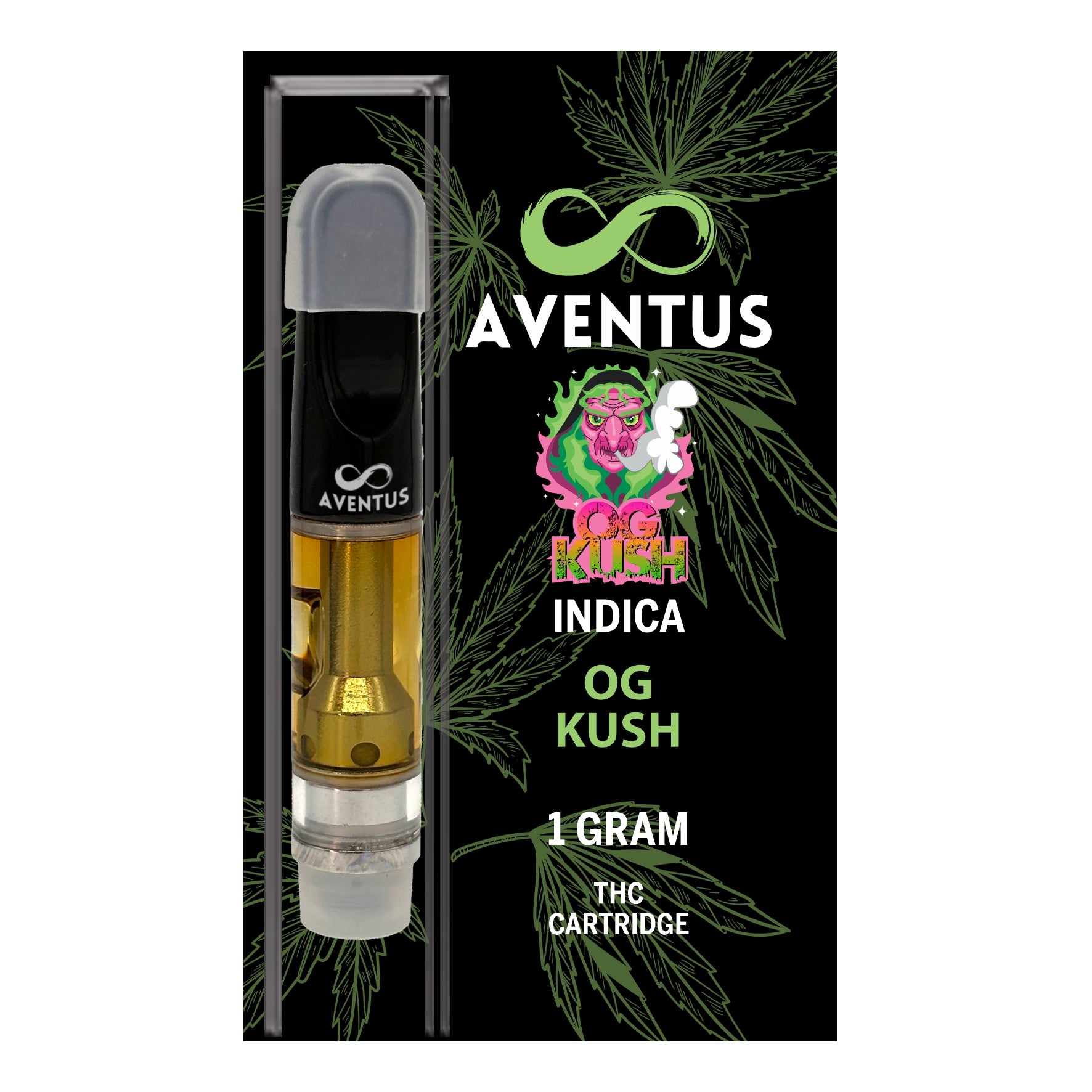 THC OG KUSH Full Spectrum 510 Thread Vape Cartridge 1000mg 1 gram