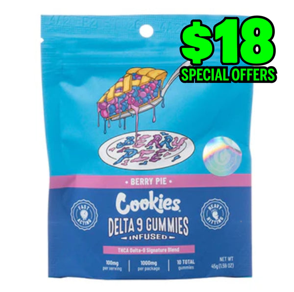 Cookies THCA Delta 9 Signature Blend Gummies 1000MG - Berry Pie