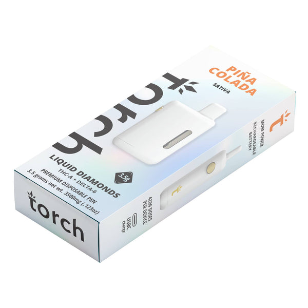 Torch Liquid Diamonds blend Disposables 3.5g -  Piña Colada (Sativa)