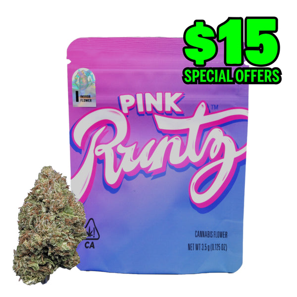 3.5g THC-A COOKIES PINK RUNTZ FLOWER HYBRID
