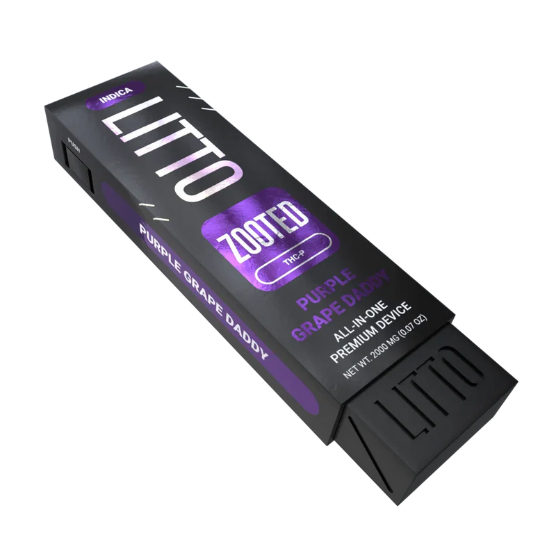 LITTO All in One Device ZOOTED - Indica - THC-P - Purple Grape Daddy - 2G