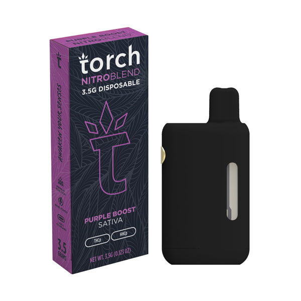 TORCH NITRO BLEND THC-A BOOSTED DISPOSABLE 3.5G Purple Boost - Sativa