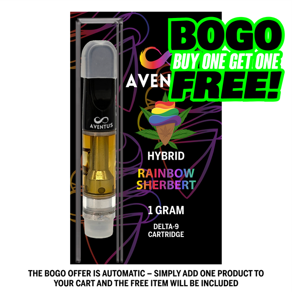 RAINBOW SHERBERT DELTA 9 VAPE CARTRIDGES