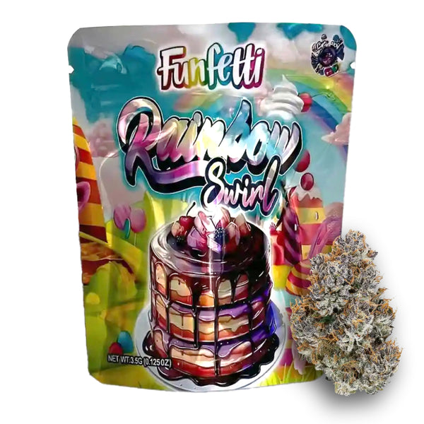 Funfetti Rainbow Swirl THCA Flower – 3.5g Premium Indoor