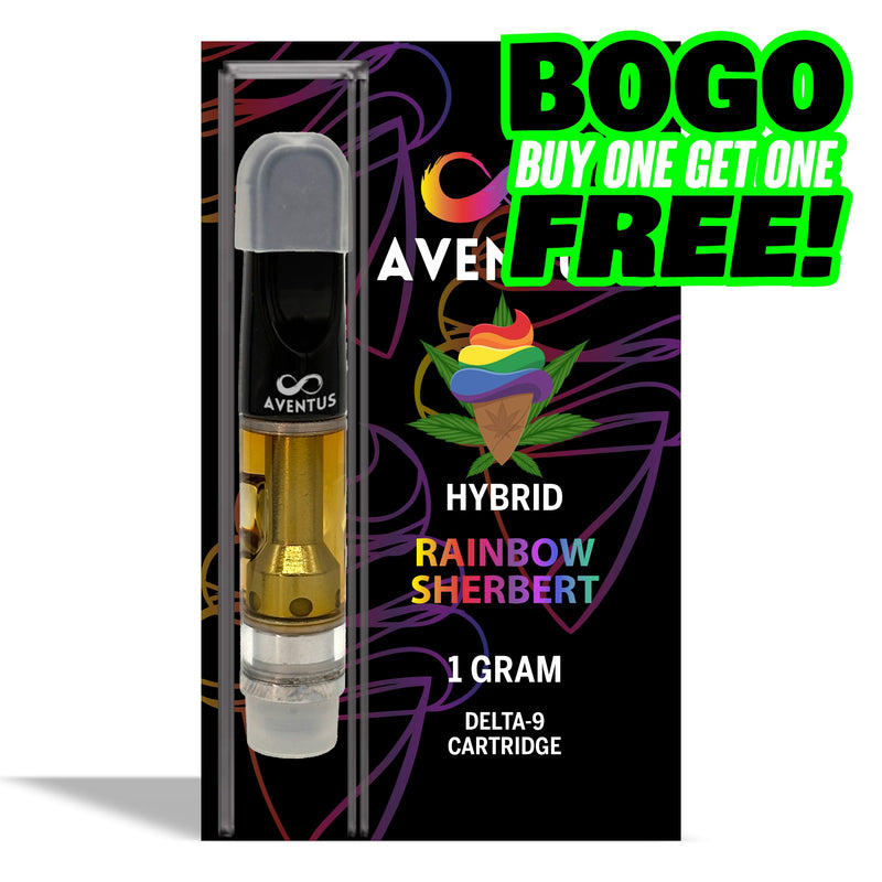 RAINBOW SHERBERT DELTA 9 VAPE CARTRIDGES