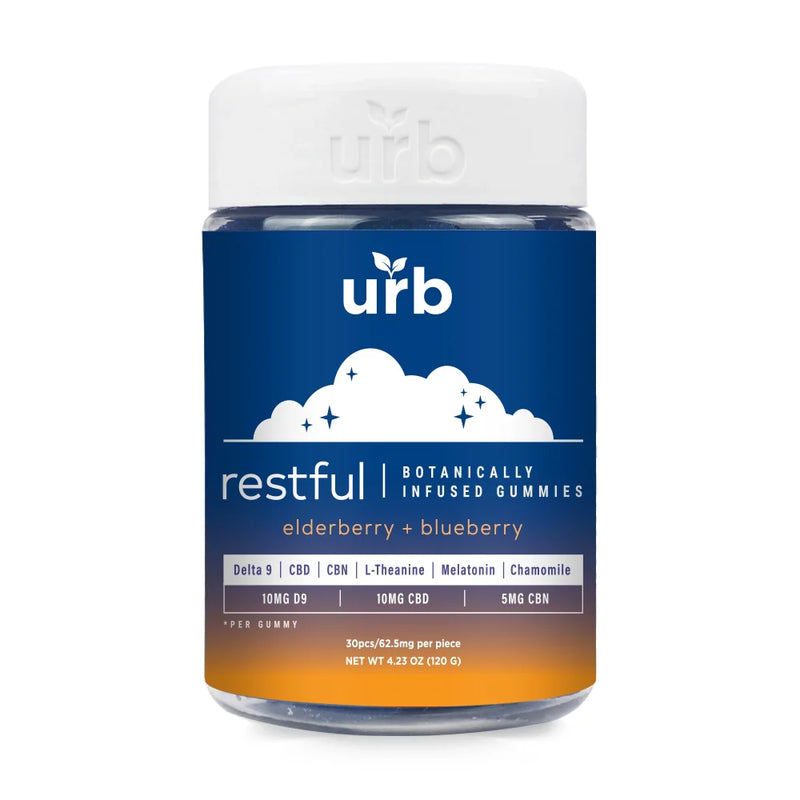 urb Restful Botanically Infused Gummies 1875MG elderberry  + Blueberry