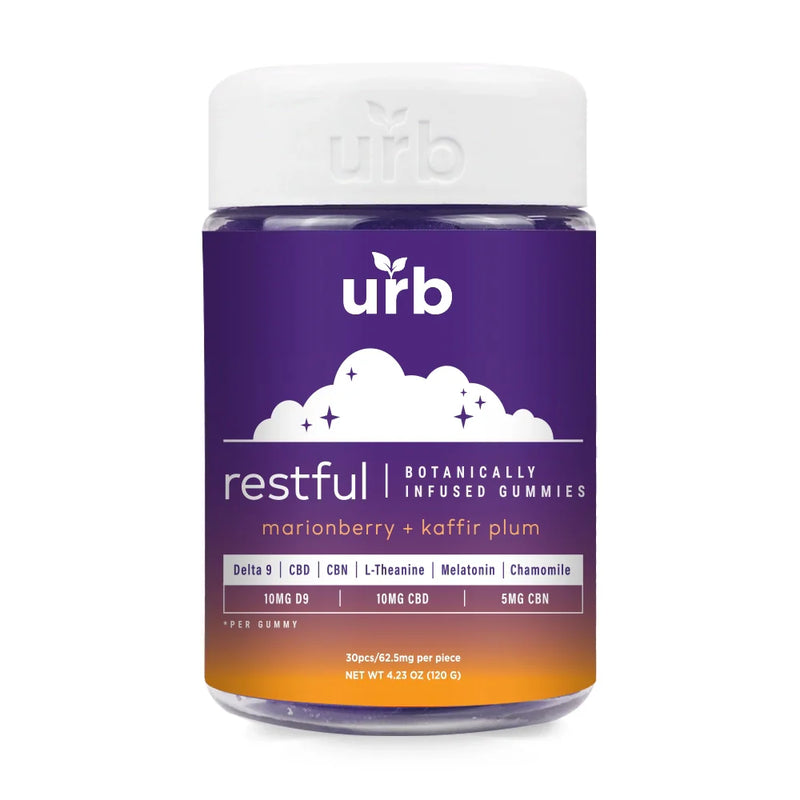 urb Restful Botanically Infused Gummies 1875MG