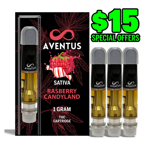 THC RASBERRY CANDYLAND Full Spectrum 510 Thread Vape Cartridge 1000mg 1 gram
