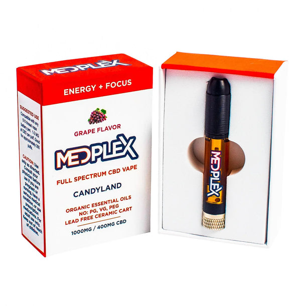 Grape Candyland Sativa Full Spectrum CBD Oil Vape Cartridge 1000 mg