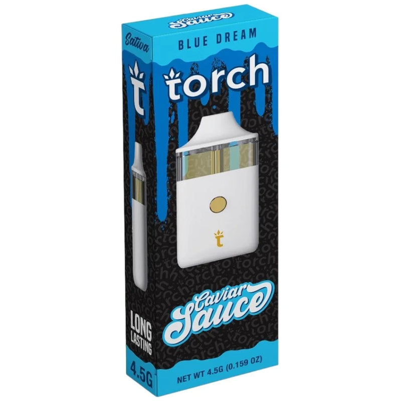 Torch Caviar Sauce BLUE DREAM SATIVA THC Disposable Vape Pen 4.5g 4500mg