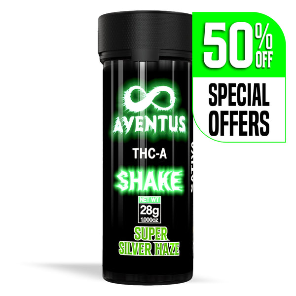 Aventus THC-A Shake – Super Silver Haze (28g) - Sativa